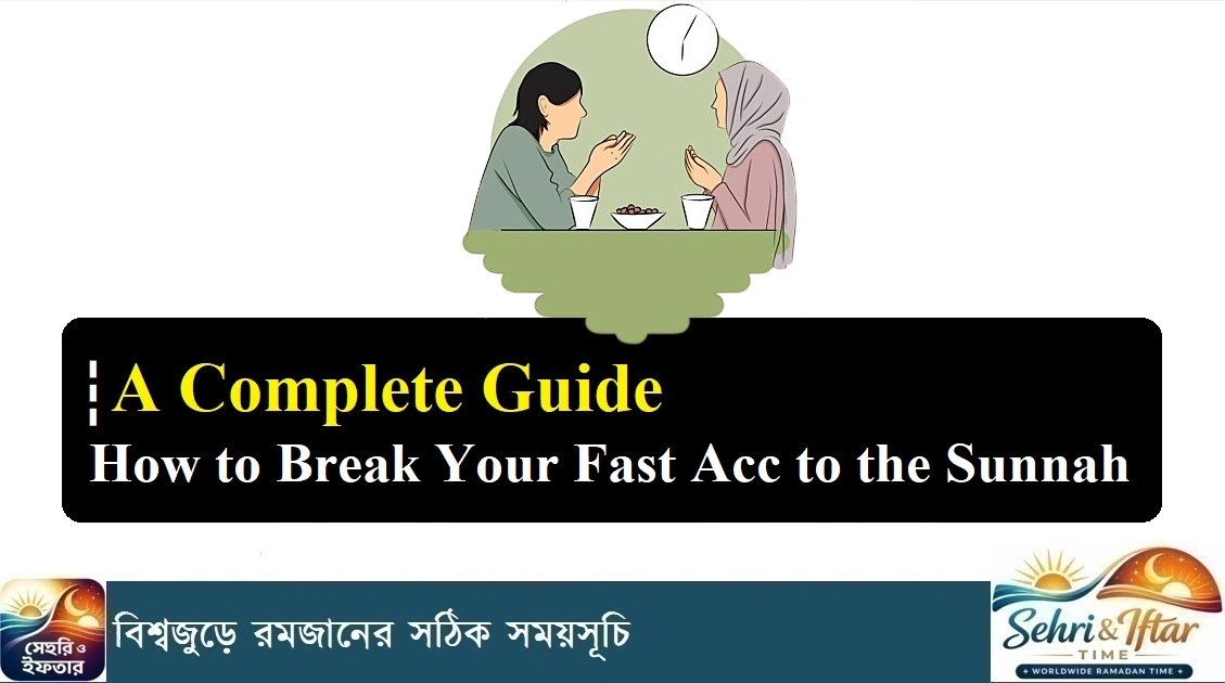 How to Break Your Fast According to the Sunnah