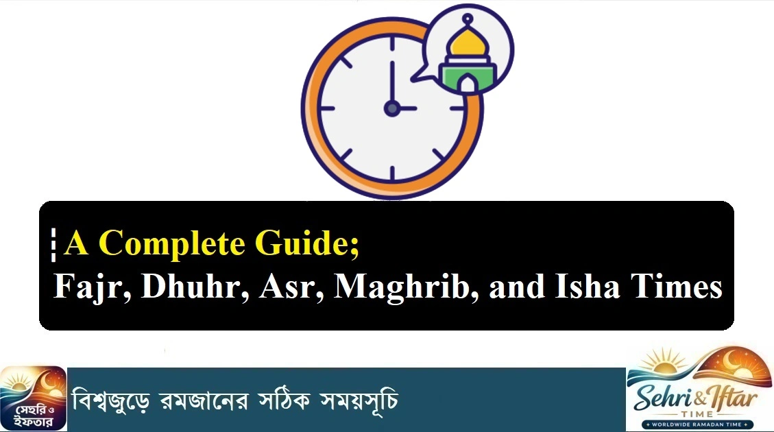 Understanding Fajr Dhuhr Asr Maghrib and Isha Times