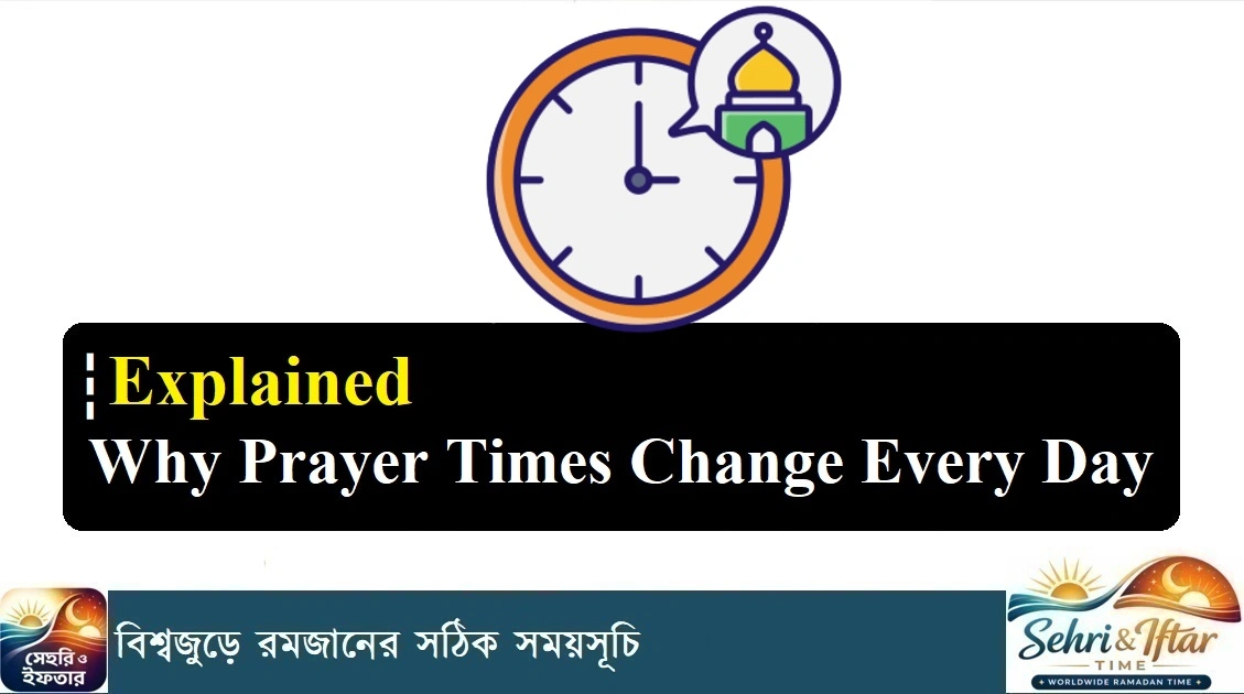 Why Do Prayer Times Change Every Day