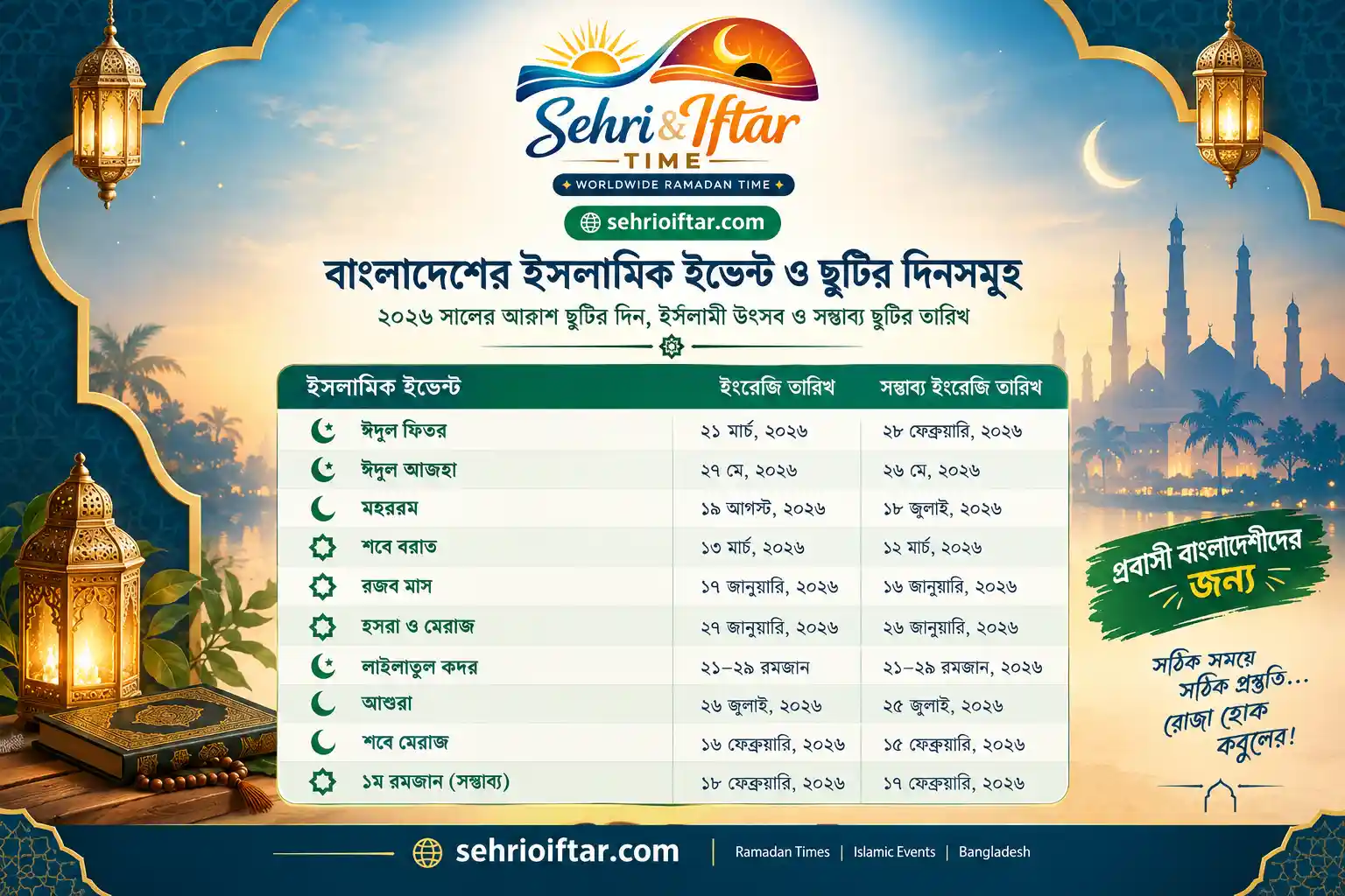 হিজরি ক্যালেন্ডার ১৪৪৮